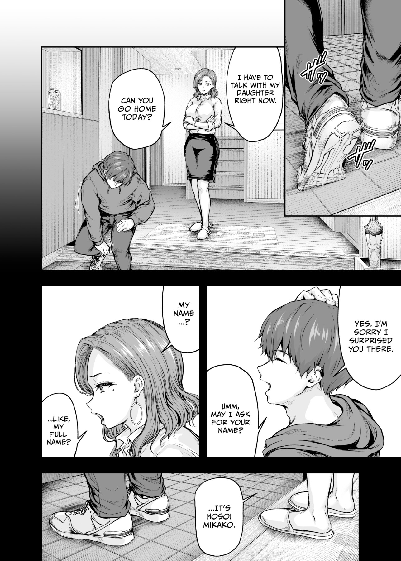 Hentai Manga Comic-Mom's obsessed with her Daughter's Boyfriend 1-Read-21
